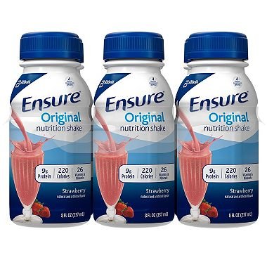 Ensure Original Nährstoff-Shake, Erdbeere 237 ml, 24 St. A1