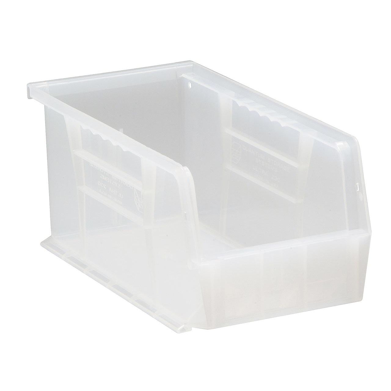 Quantum Storage Systems Hang And Stack Bin Klar PP 5 Zoll QUS230CL