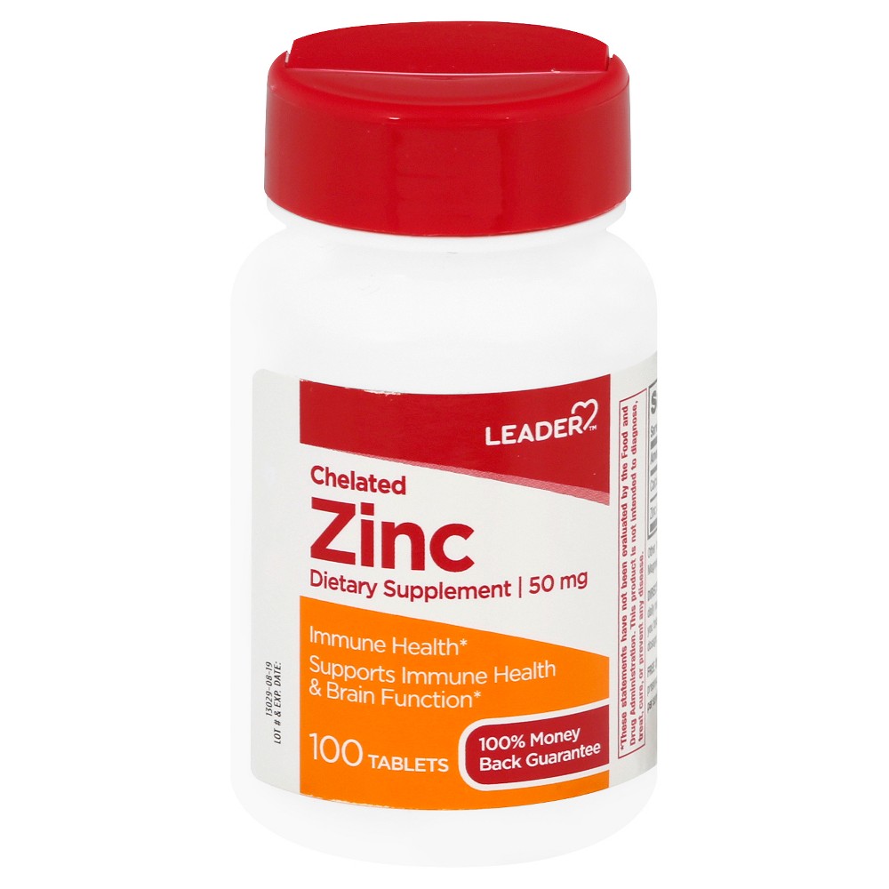 Leader™ Zink i Keluar 50 mg – Mbështetje Imunitare me Përthithje të Lartë (100 Tableta)