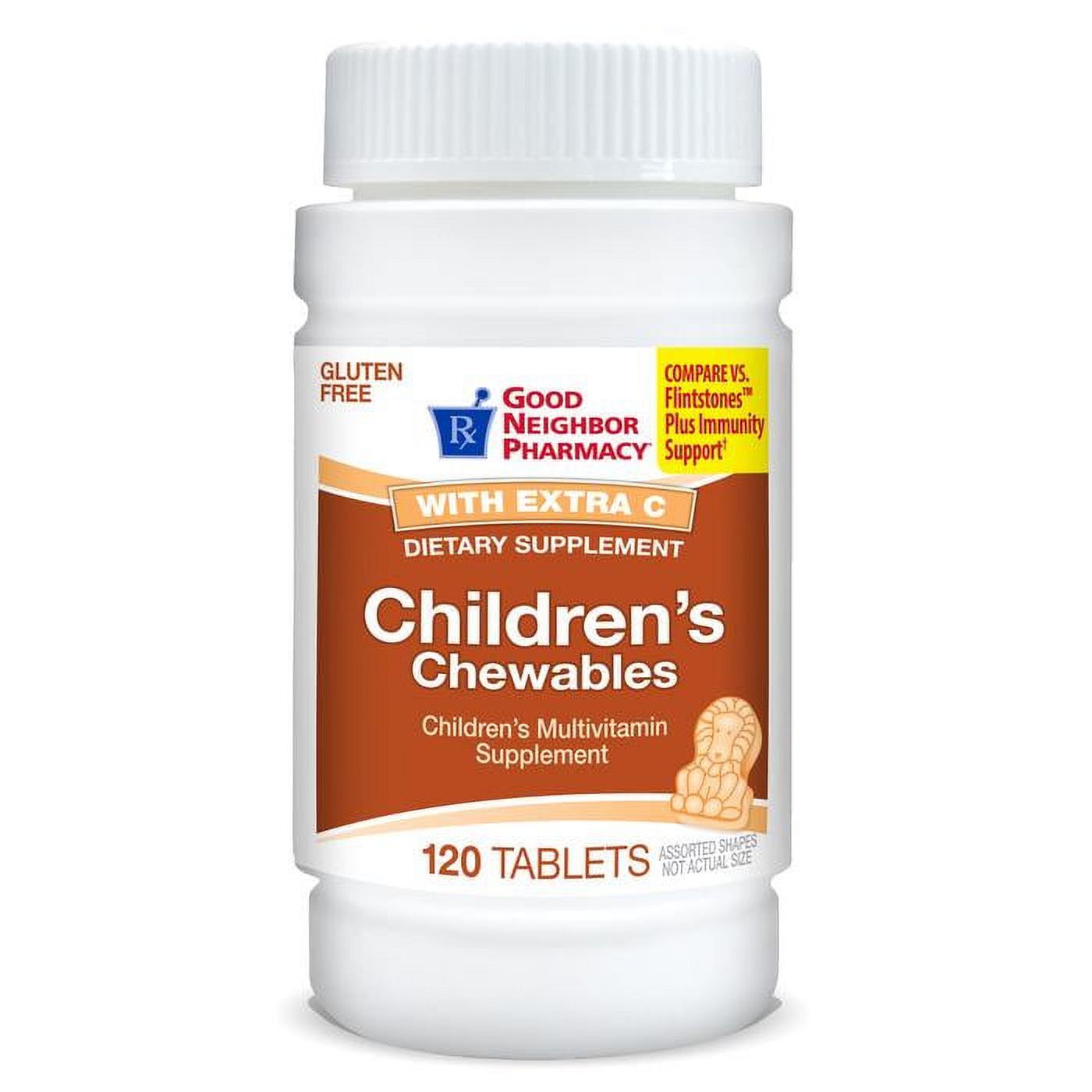 Silver Rod Pharmacy GNP Kinder-Kautabletten Multivitamine mit extra Vitamin C 120 Tabletten