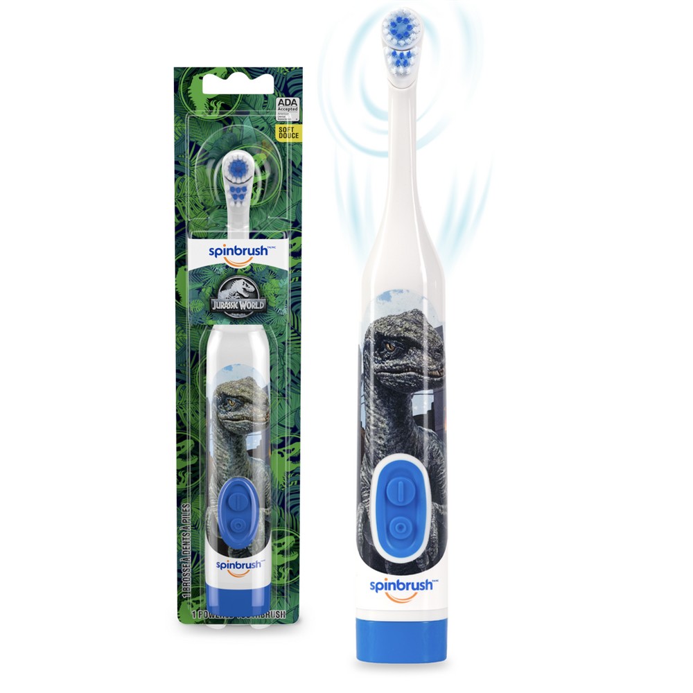 Spinbrush Kids Jurassic World (Weich – 1 batteriebetriebene Zahnbürste)