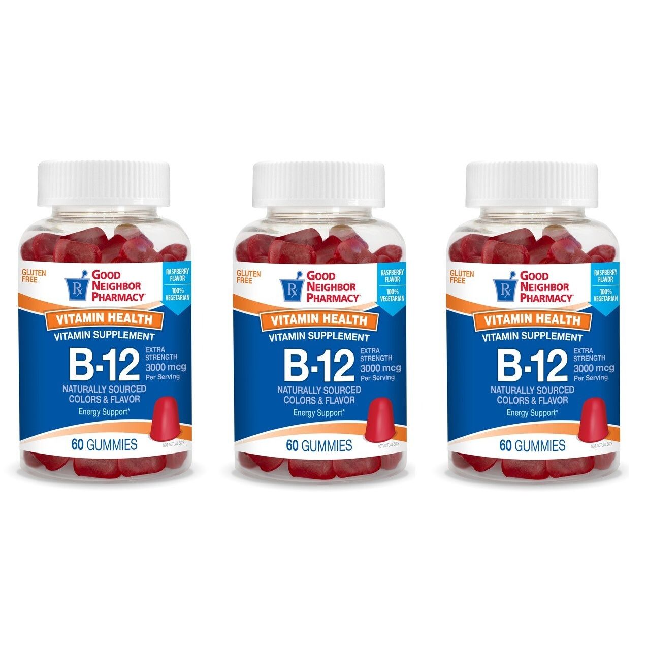 Good Neighbor Pharmacy Vitamin B12 3000mcg Gummibärchen 60 Stück