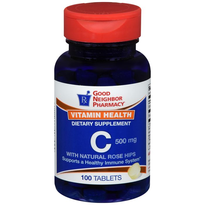 Silver Rod Pharmacy GNP Vitamin C 500 mg Hagebutten 100 Tabletten