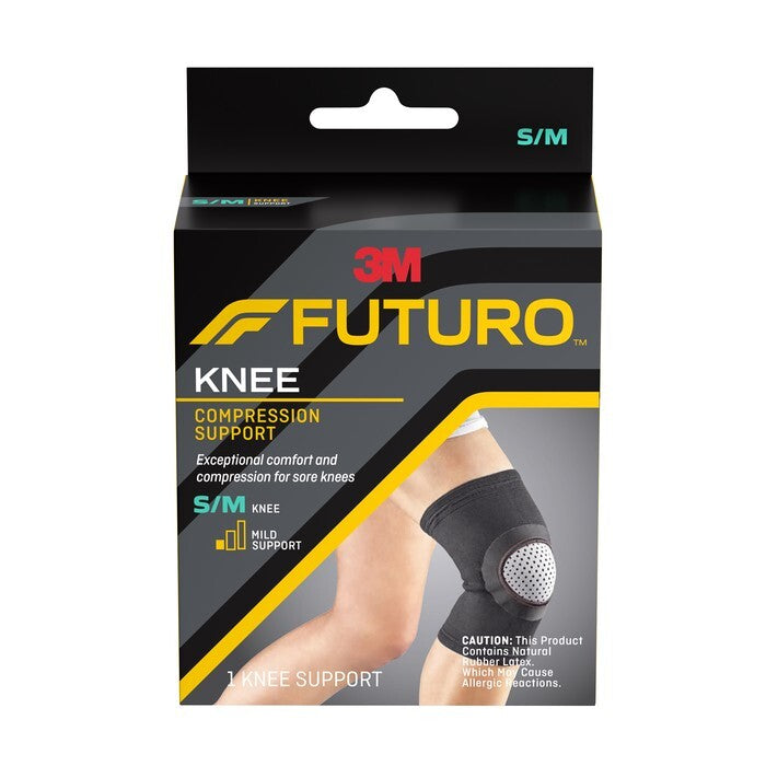 FUTURO Atmungsaktiver Kompressions-Kniestrumpf bei Arthritis und Verstauchungen, Größe S/M