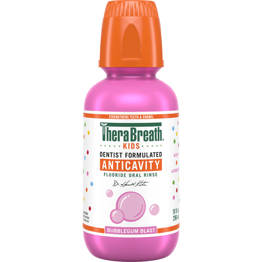 TheraBreath™ Kids Anti-Karies Fluorid Mundspülung – Kaugummi-Blast (473 ml)