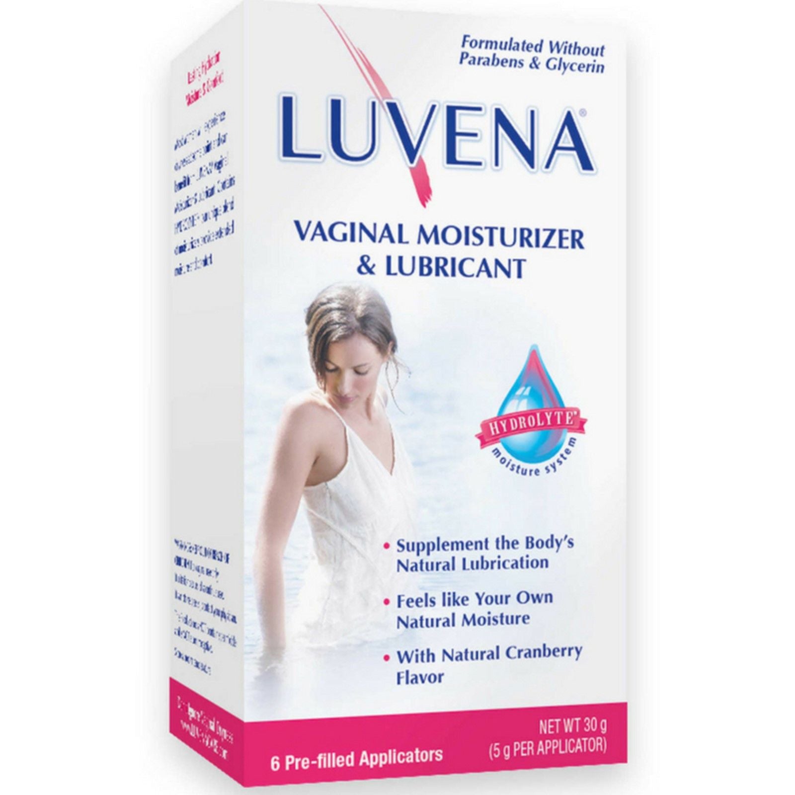 Luvena Probiotik Zbutës dhe Lubrifikues Vaginal Aplikatorë të Mbushur Paraprakisht 6 copë