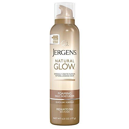 Jergens Natural Glow Tagespflege, schäumend, für mittlere bis gebräunte Hauttöne