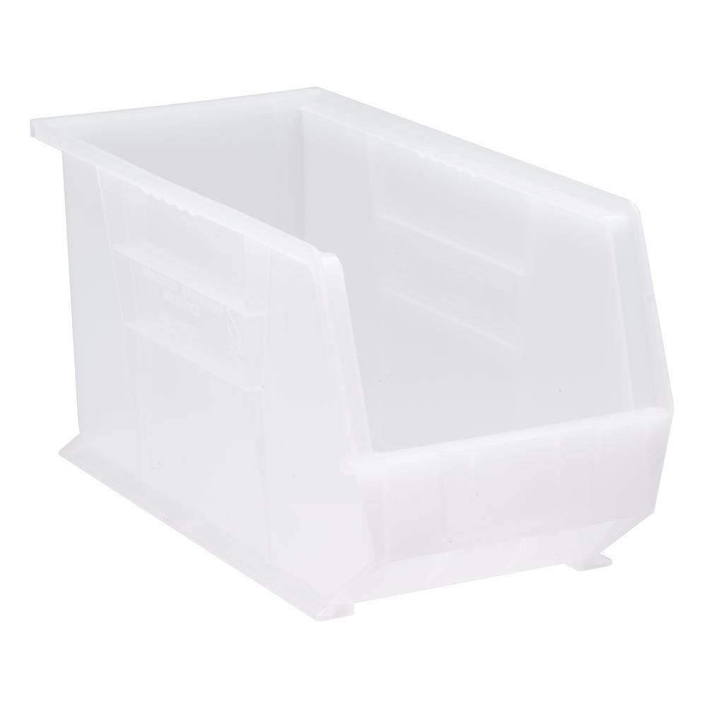 Quantum Storage Ultra-Serie Stapel- und Hängebakke, 26,5 Liter, transparent