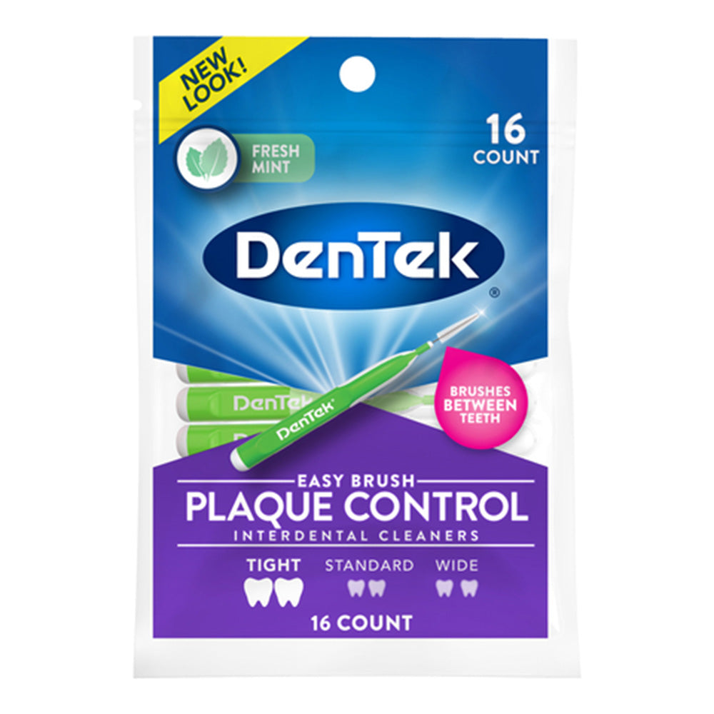 DenTek Easy Brush Extra Eng Interdentalbürsten Minze