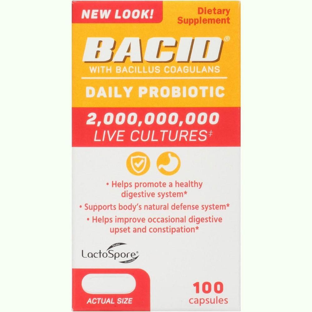 Bacid Kapseln Weißer Bacillus Coagulans Tägliches Probiotikum 100