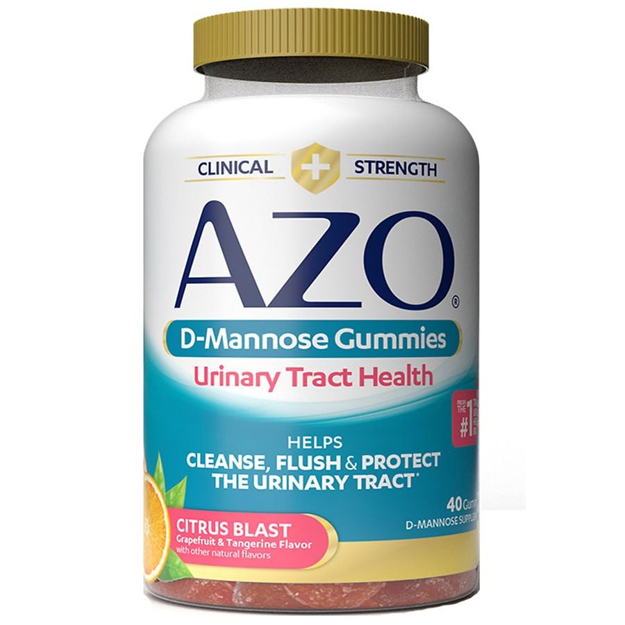 AZO D-Mannose Gummis für die Harnwegsgesundheit Zitrusgeschmack