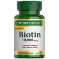 Nature’s Bounty® Biotin – 10.000 mcg Schnell lösliche Weichkapseln