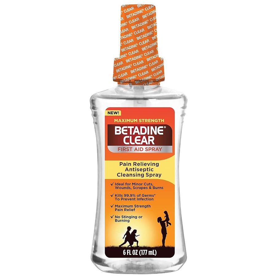 Betadine Clear Maximale Stärke Erste-Hilfe-Spray 177 ml