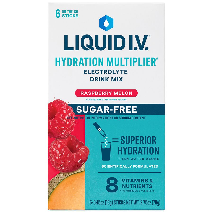 Liquid I.V. 6er Pack Zuckerfrei Himbeer-Melone