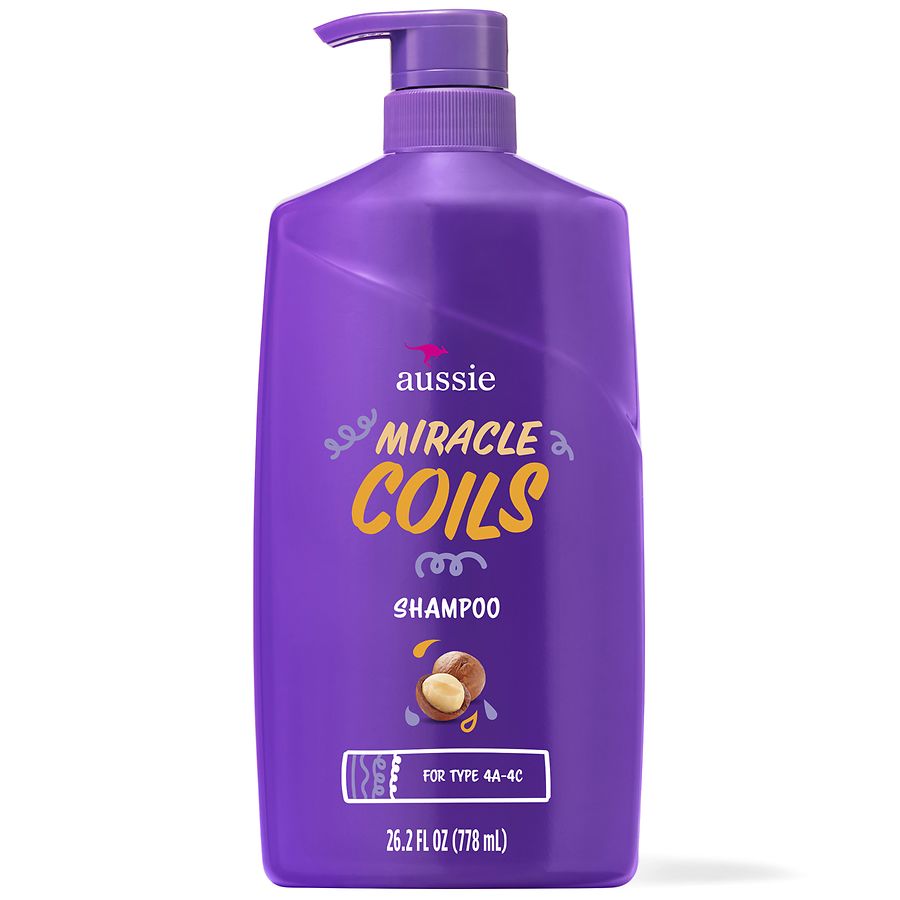 Aussie Miracle Coils mit Macadamiaöl Shampoo – 775 ml
