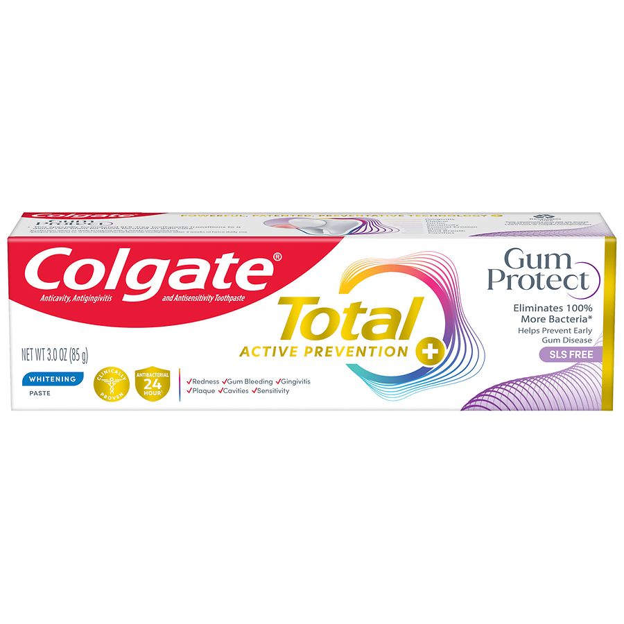 Colgate Total Active Prevention Zahnfleischschutz aufhellende Zahnpasta Minze 85 g