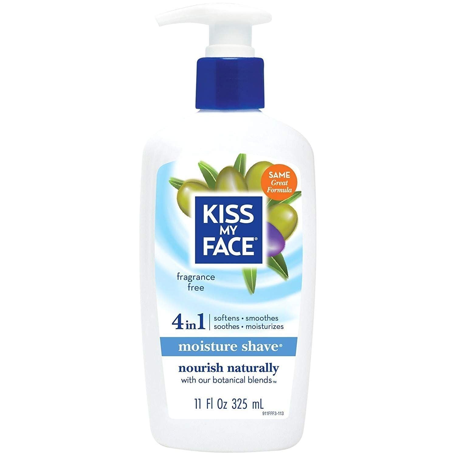 Kiss My Face 4 in1 Feuchtigkeitspflege-Rasiergel, parfümfrei 325ML