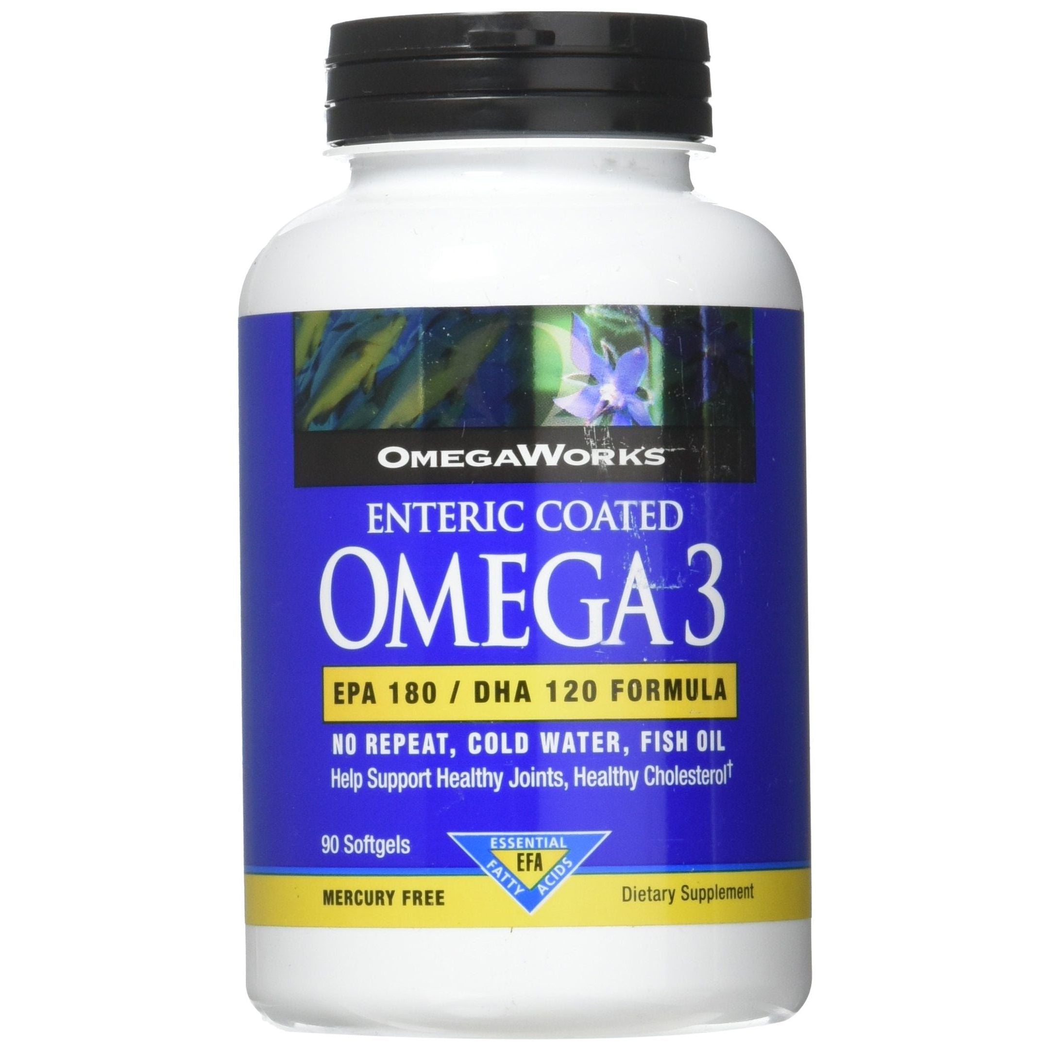 OmegaWorks Omega-3 magensaftresistente Weichkapseln, 90 Stück