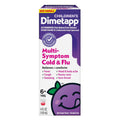 Dimetapp Erkältung & Grippe, Multi-Symptom, Traubengeschmack Rot, Kinder 118 ml