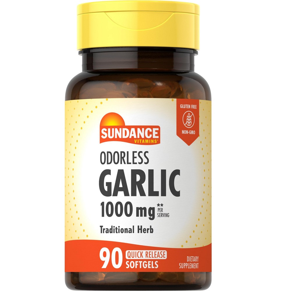 Sundance Vitamins xhel kapsula hudhre pa aromë, 500 mg, 90 copë