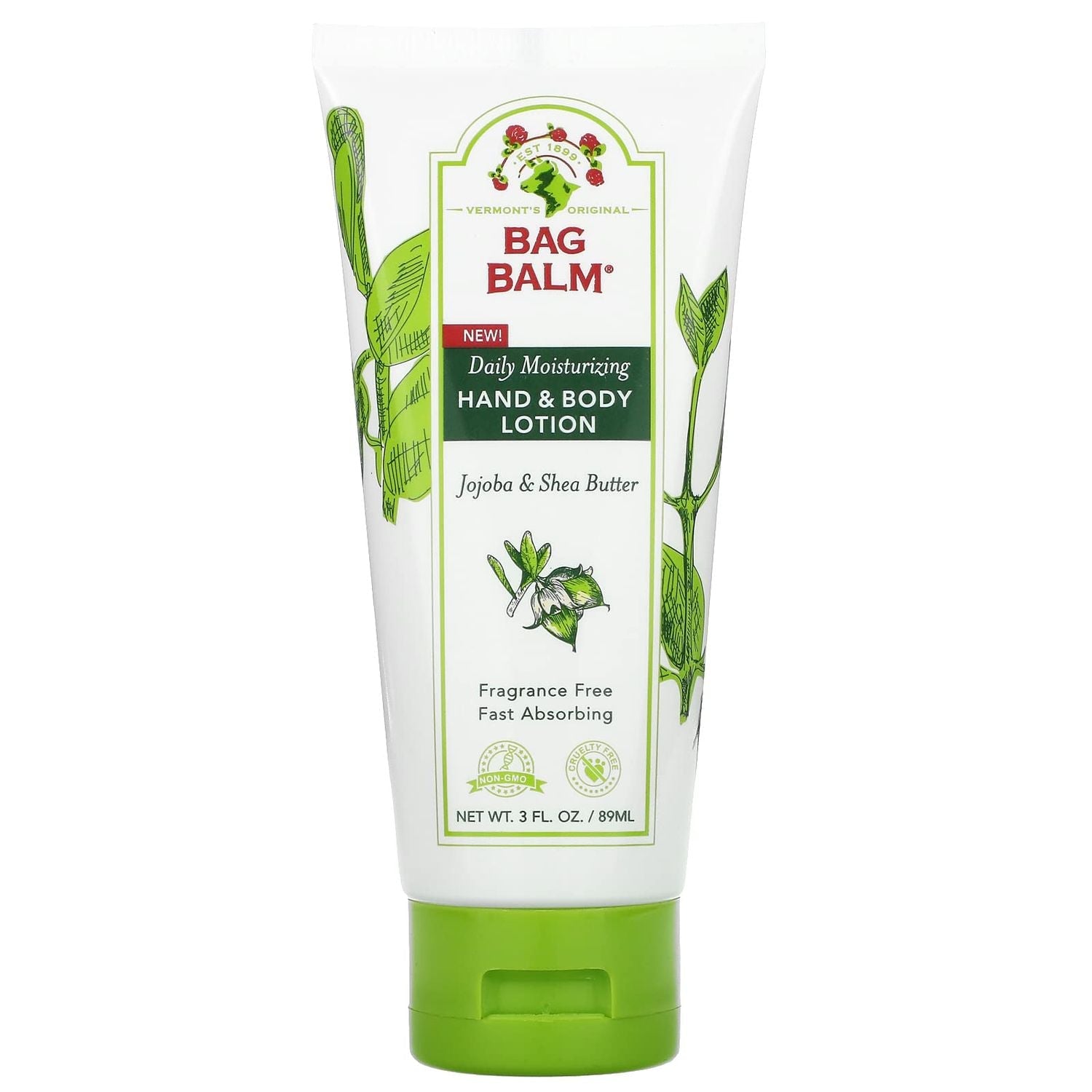 Bag Balm Locion për duar dhe trup, Hidratues i përditshëm, Jojoba dhe Gjalpë Shea