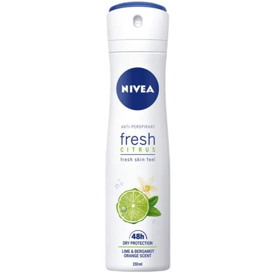 Nivea Fresh Citrus Deodorant Antiperspirant Sprej Për Femra 150 Ml