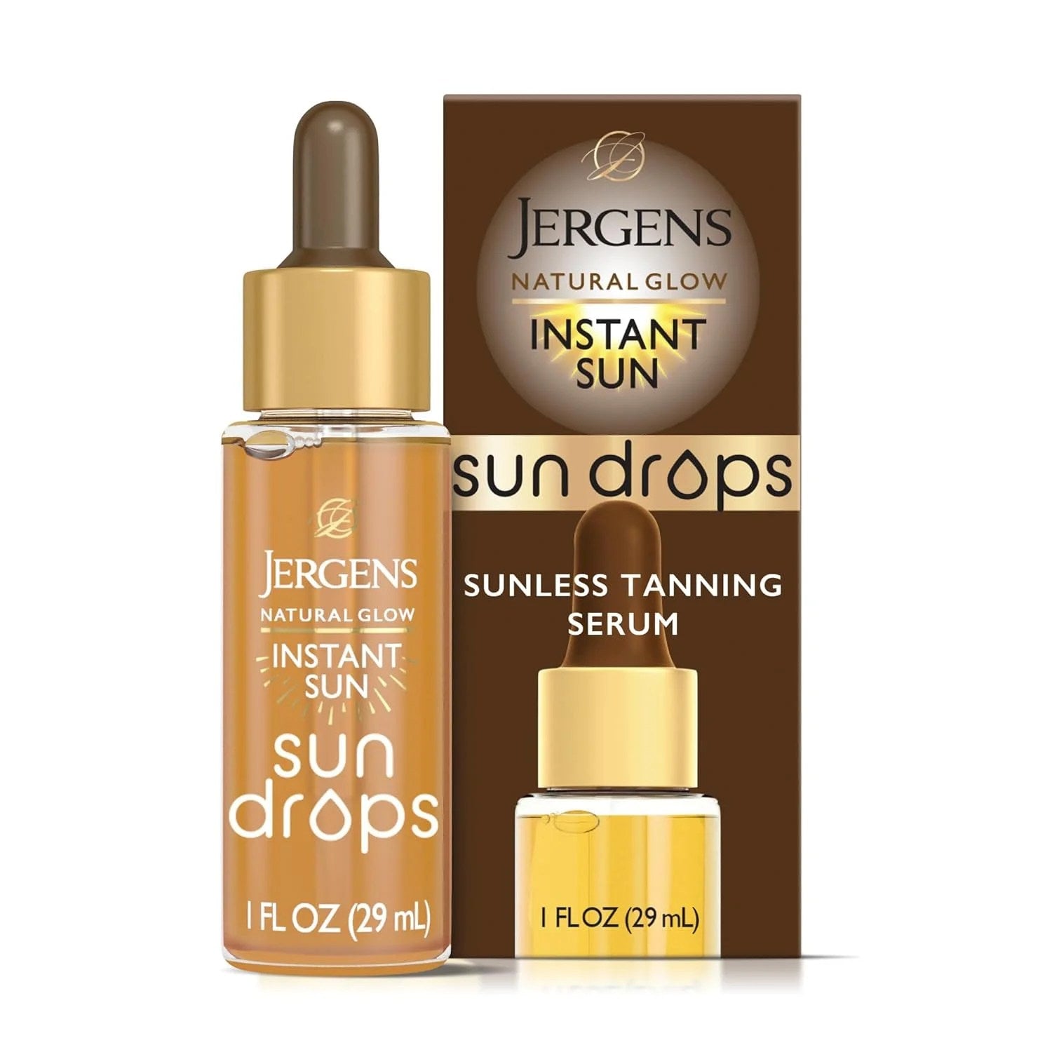 Jergens Natural Glow Instant Sun Drops Selbstbräunungsserum 30 ml