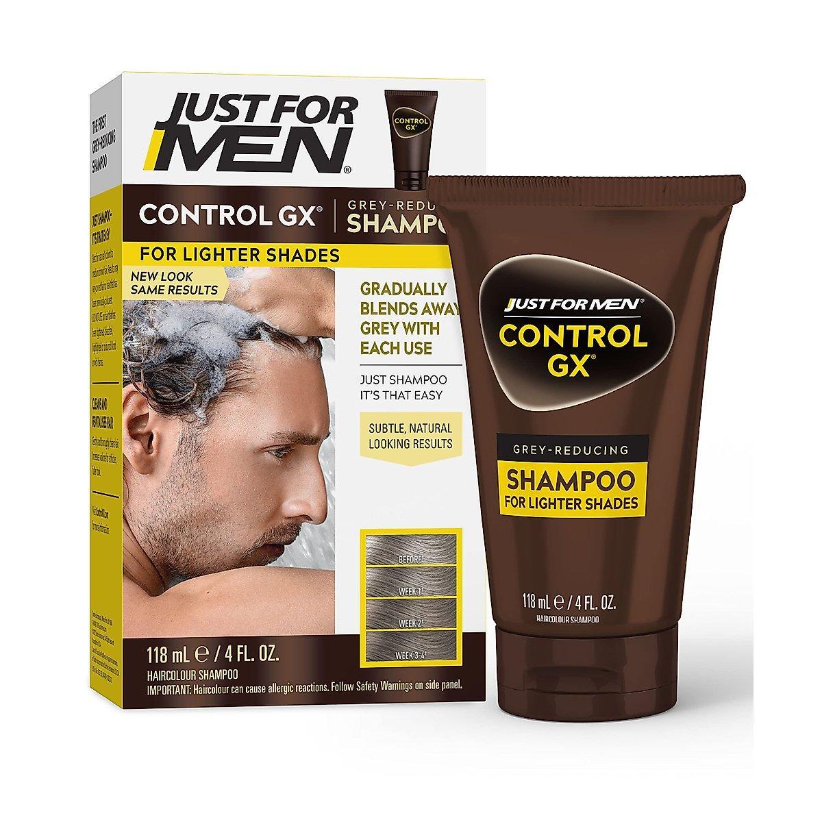 Just For Men Control GX Shampo për nuanca të çelëta - 4 Fl Oz