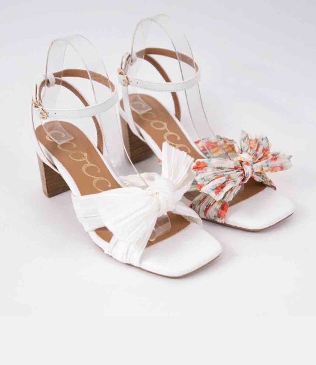 Cara Floral Heel