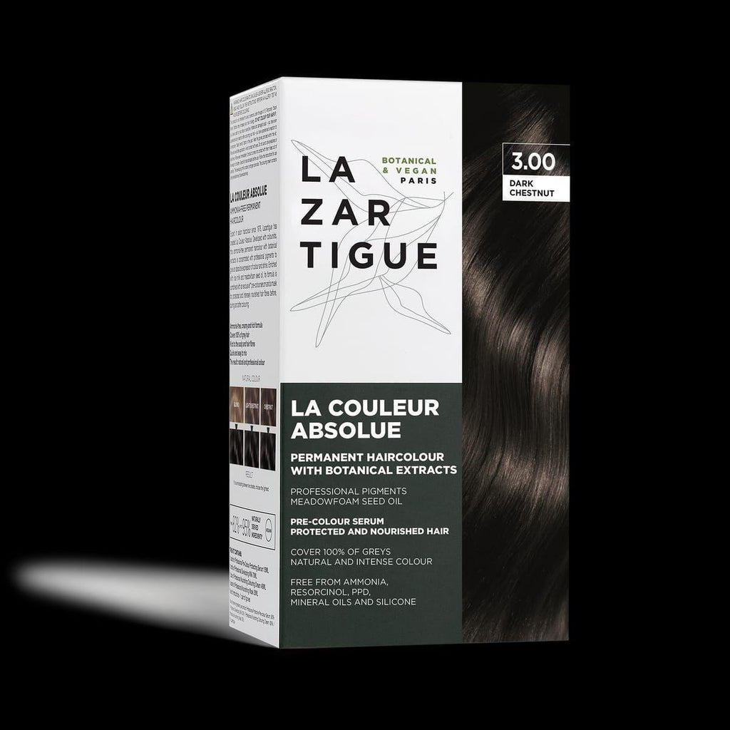 Lazartigue La Couleur Absolue Dauerhafte Haarfarbe Set 3.00 Dunkle Kastanie