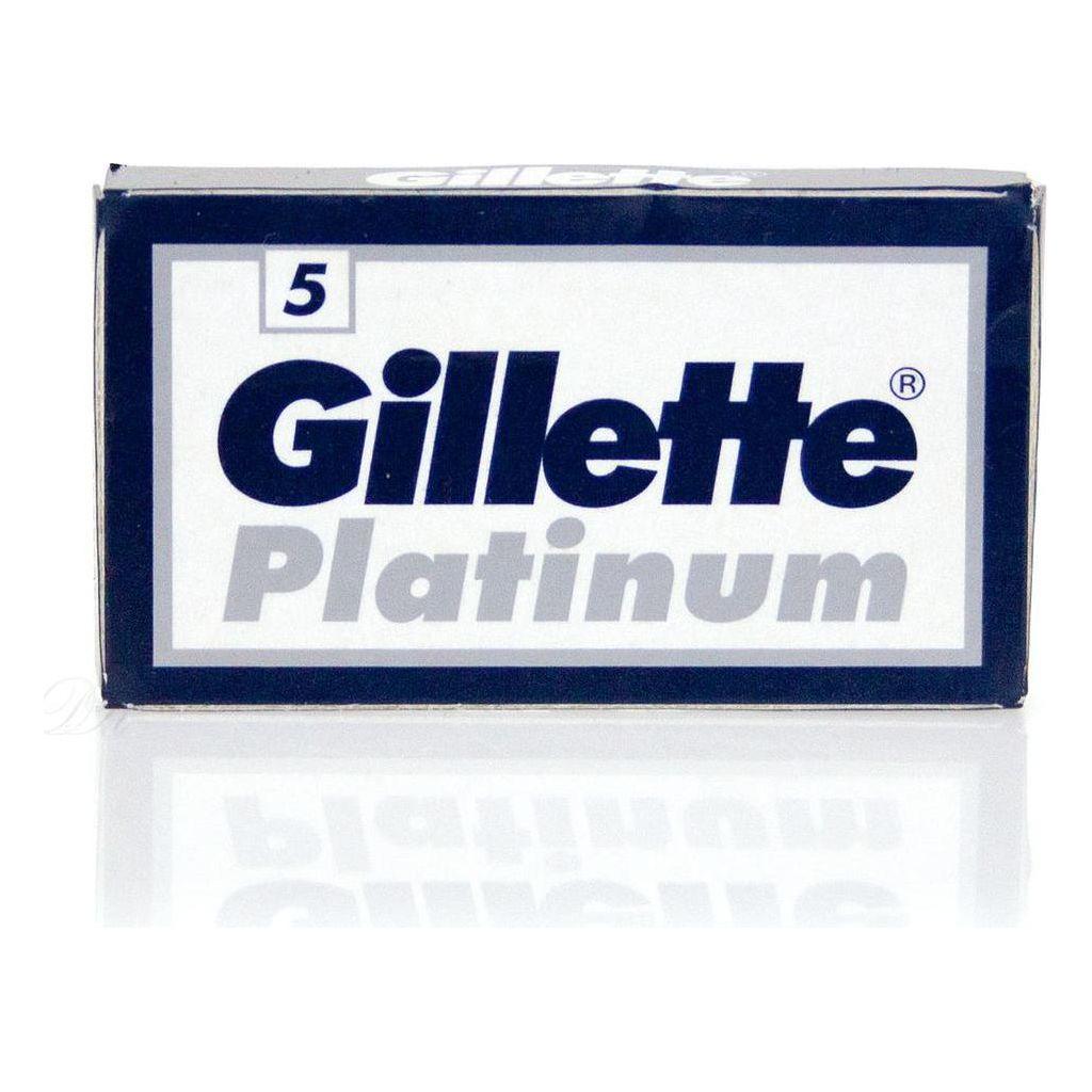 Gillette Platinum Rasierklingen, doppelseitig – 5er-Pack