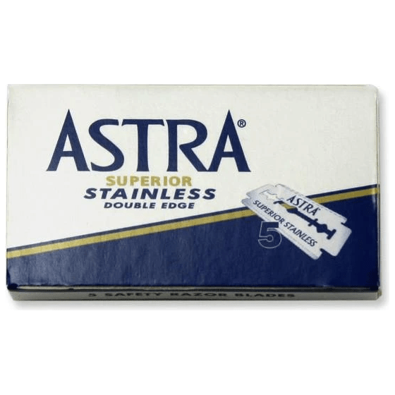 Astra Superior Stainless Double Edge Rasierklingen – 5er-Pack
