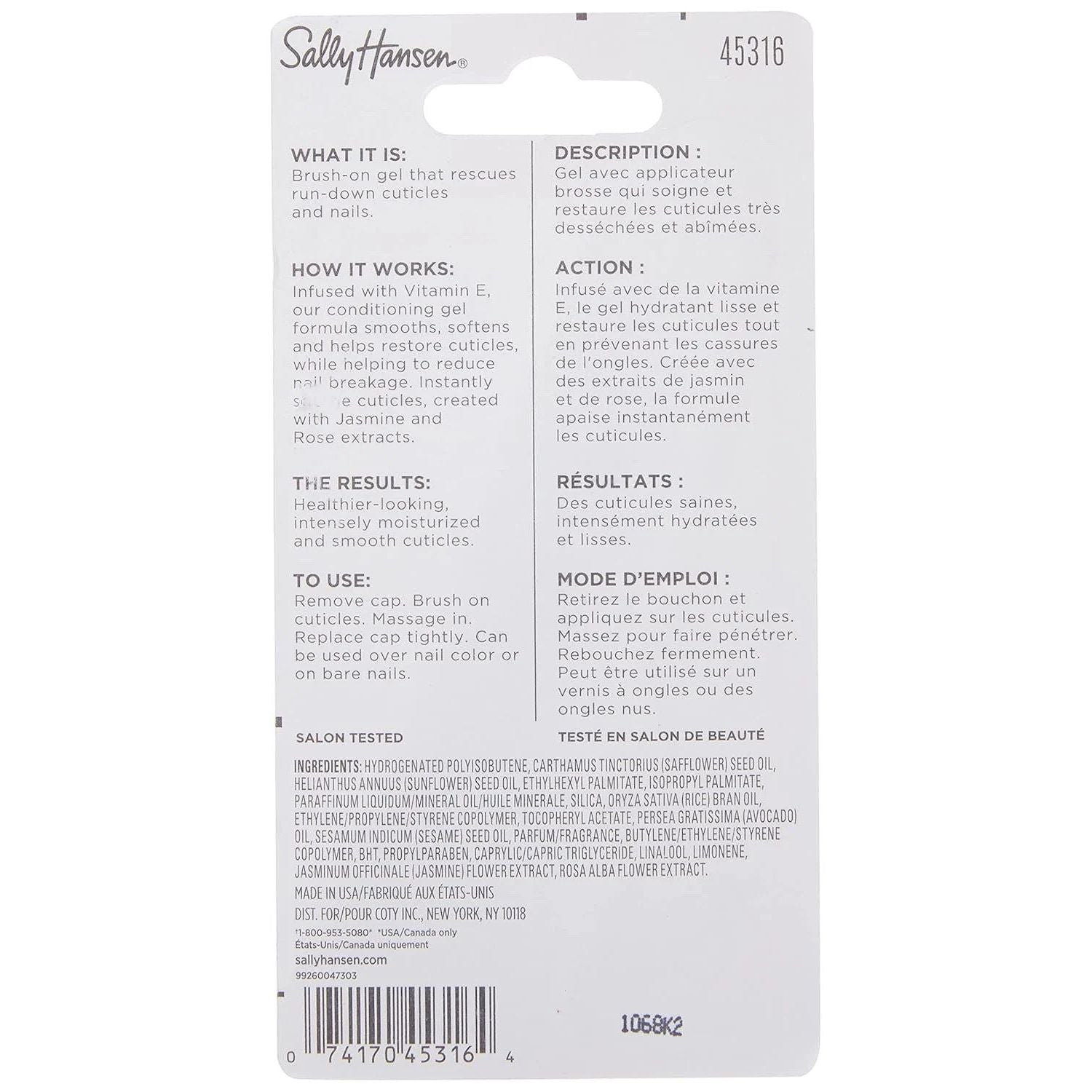 Sally Hansen Nail Treatment 45316 Cuticle Rehab – 8,5 ml