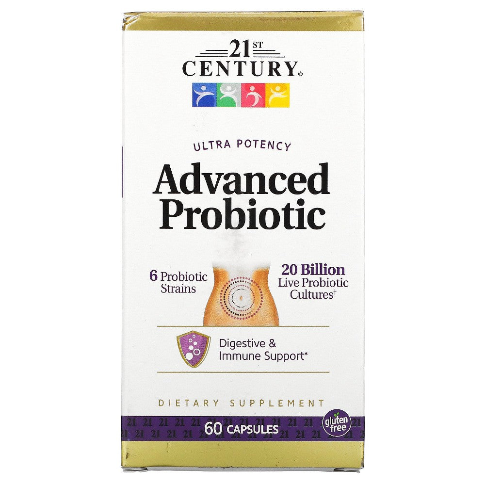21st Century Ultra Potency Advanced Probiotic, 60 Kapseln