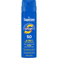 Sprej kundër diellit Coppertone Sport, Sprej kundër diellit me Spf 50, 45 g
