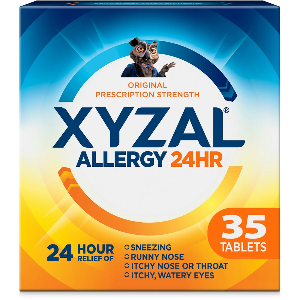 Xyzal Allergie-Hilfe, 24 Std., Original-Verschreibungsstärke, 5 Mg, Tabletten