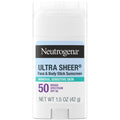 Neutrogena Ultra Sheer SPF 50 Zink Mineralischer Sonnencreme-Stick, 42 g