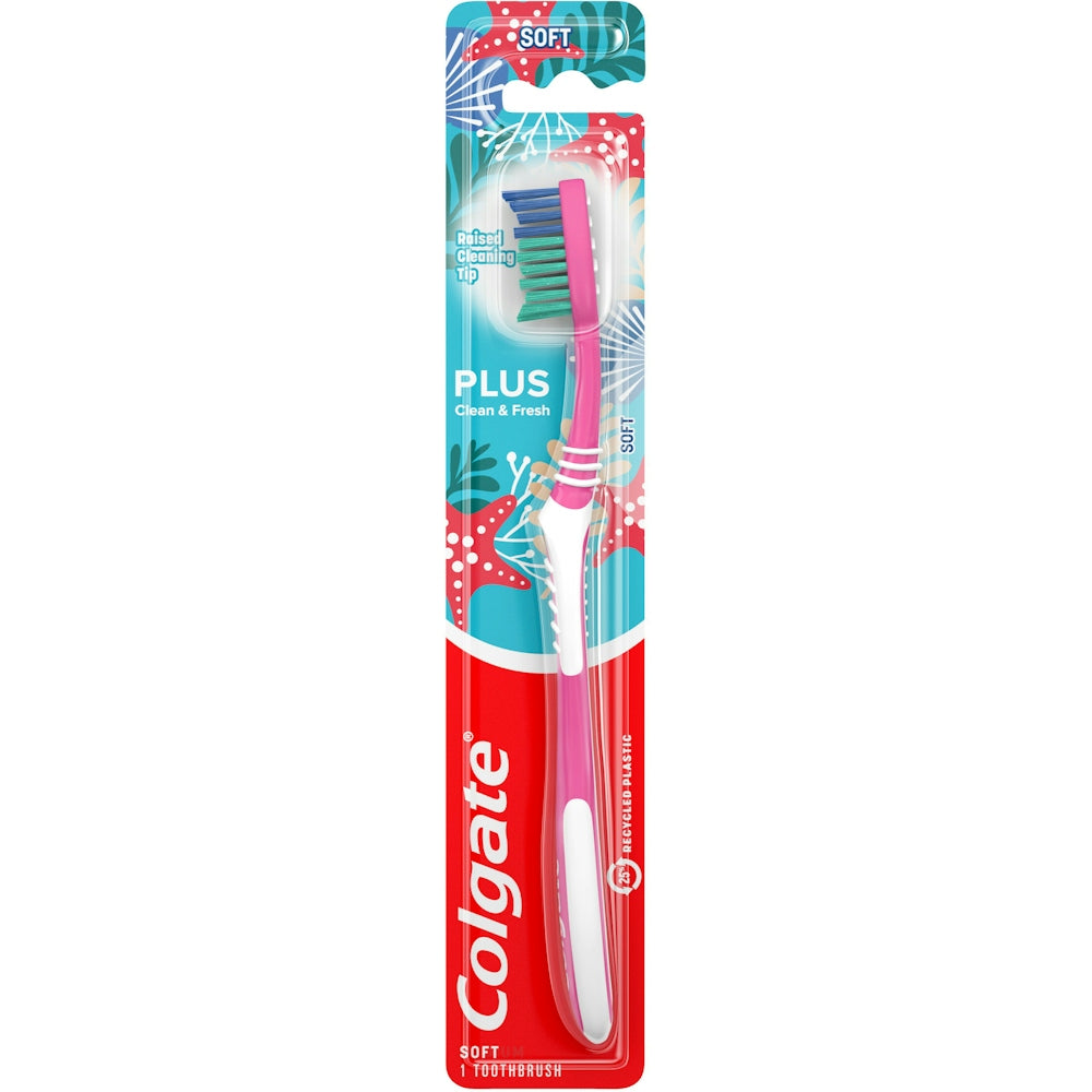 Colgate Plus Zahnbürste, großer Kopf, weich 02