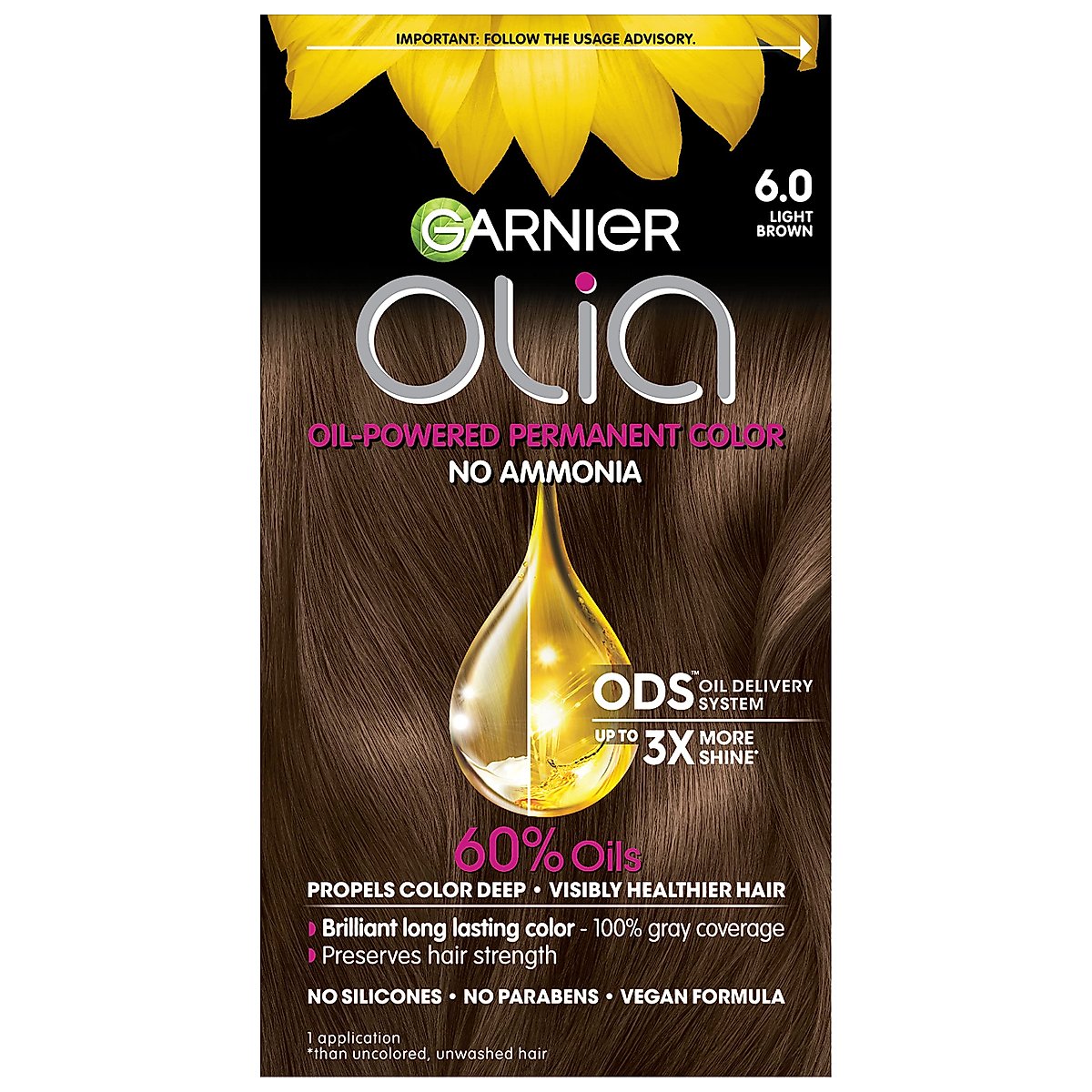 Garnier Olia Brillante Farbe Hellbraun Haarfarbe Kit