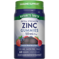 Nature's Truth Zink, extra stark, 50 mg, Gummibonbons, natürlicher gemischter Beeren-Geschmack