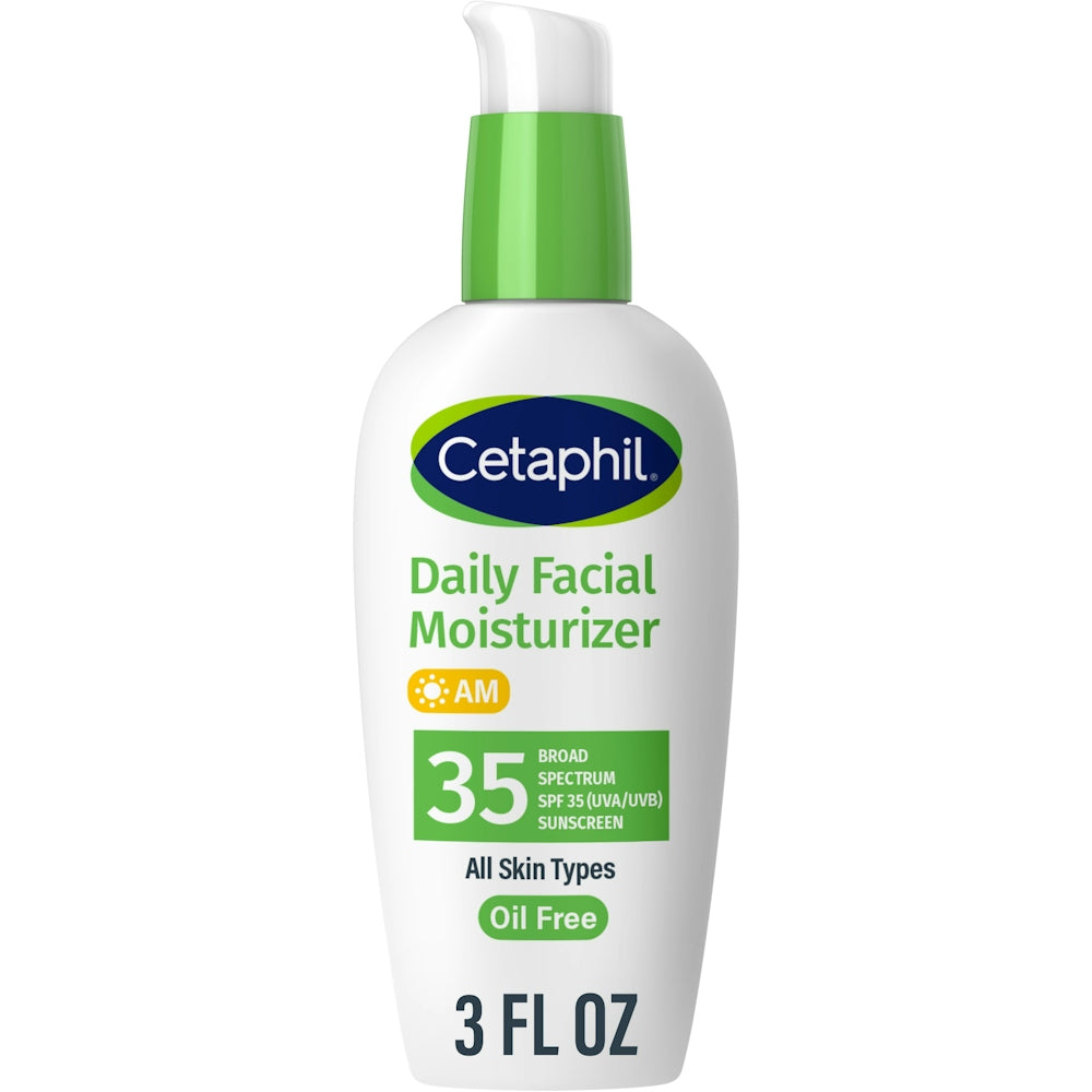 Cetaphil Kremi Hidratues i Përditshëm i Fytyrës SPF 35 - Locion Pa Vaj, 3 fl oz