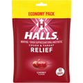 Halls Lehtësim për Kollën dhe Fytin, Shije Qershie, Karamele, Paketim Ekonomik