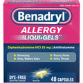 Benadryl Allergy, Farbstofffrei, 25 mg, Kapseln