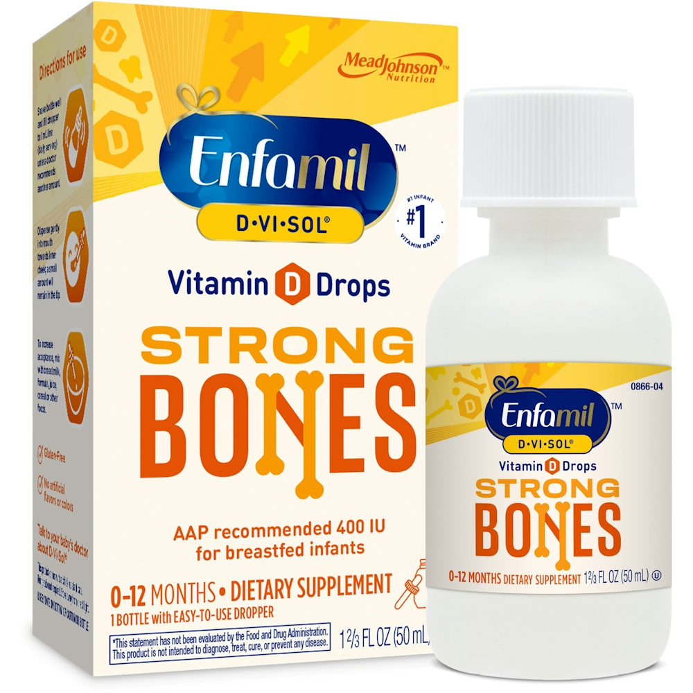 Enfamil D-Vi-Sol Suplement me pikatore me vitaminë D për foshnje 50 ml shishe me pikatore
