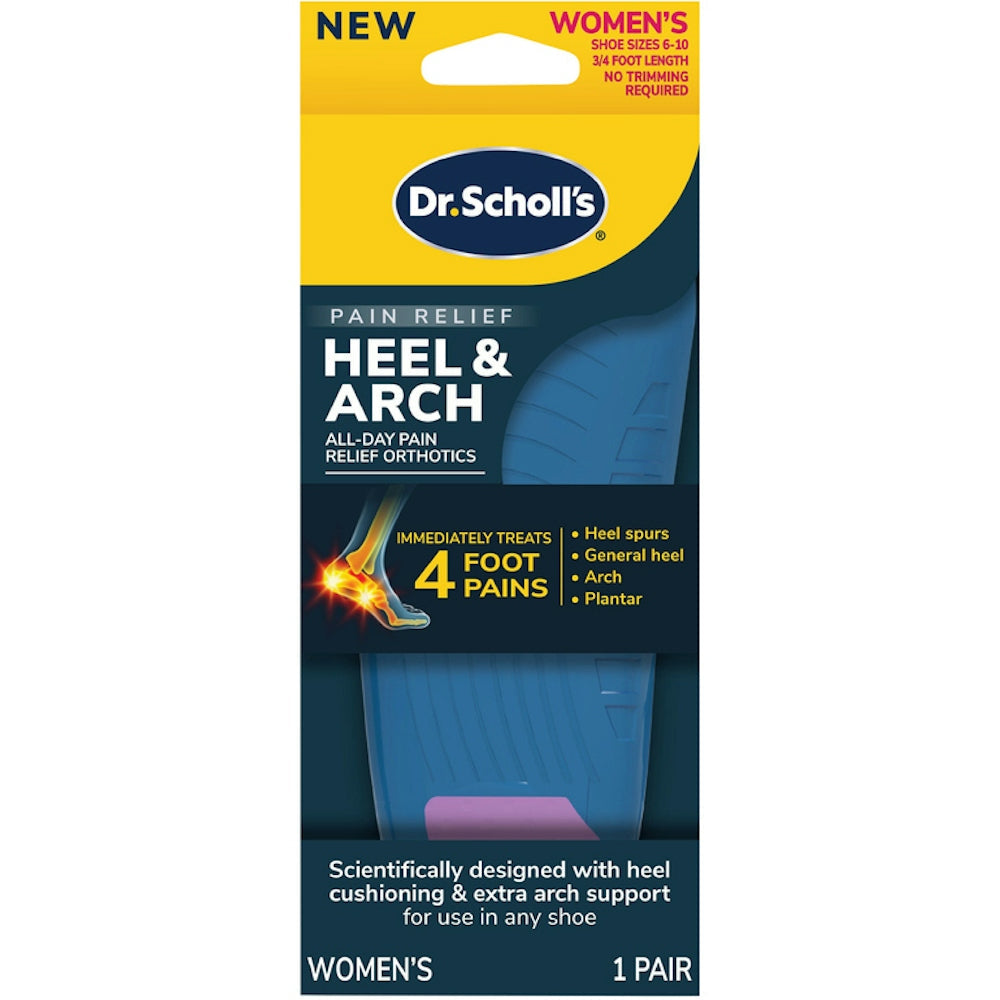 Dr. Scholl's Shtrojca Ortopedike Për Lehtësimin E Dhimbjeve Të Thembrave Dhe Harkut Të Këmbës Për Femra, Masa 6-10, 1 Copë