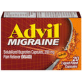 Advil Kundër Dhimbjes së Migrenës Kapsula të Mbushura me Lëng - 200 Mg - 20 copë