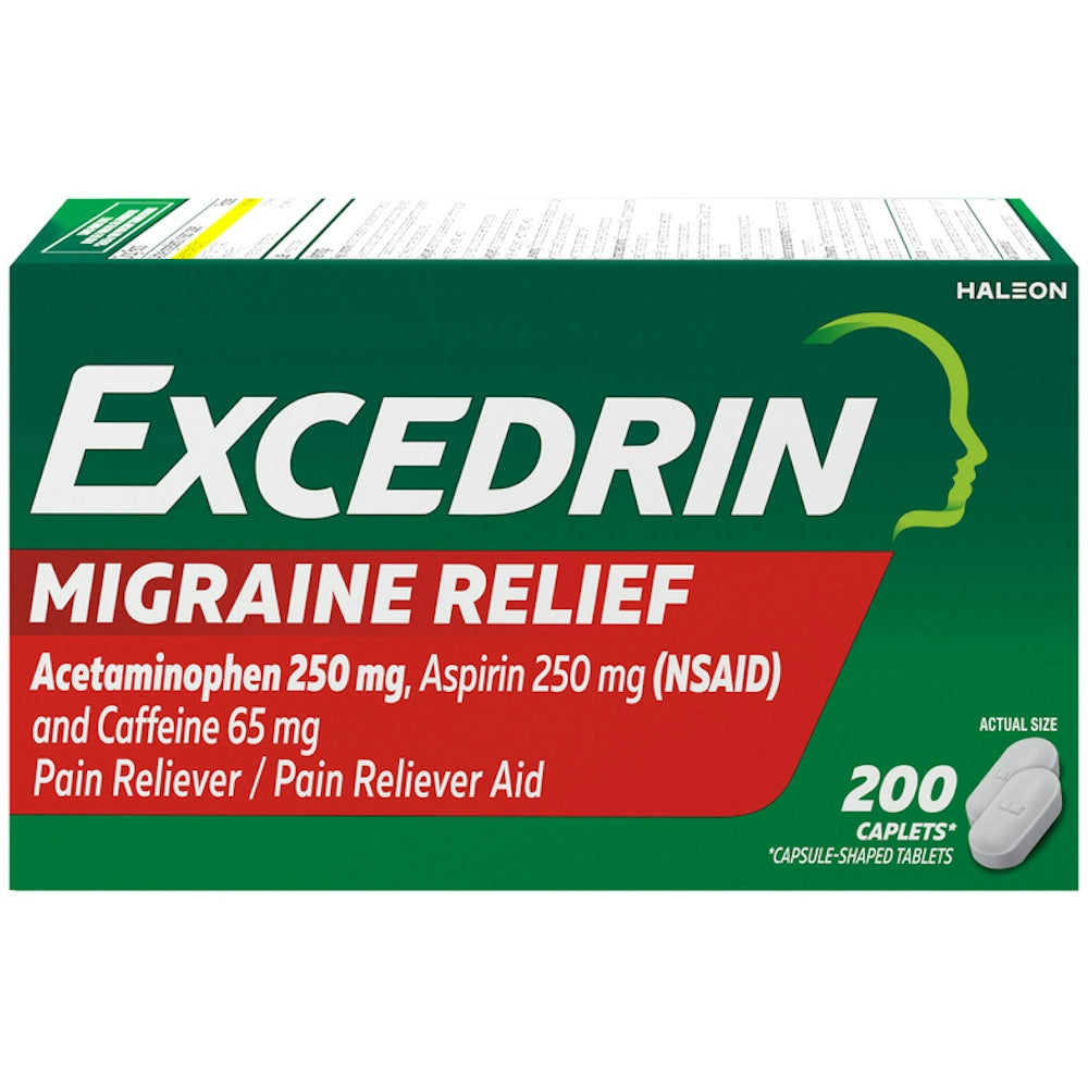 Kapsula Excedrin Migraine për Lehtësimin e Dhimbjes 250 Mg