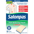 Salonpas® Große Schmerzlindernde Pflaster – 6 Stück – Gezielte Linderung für Rücken und Schultern