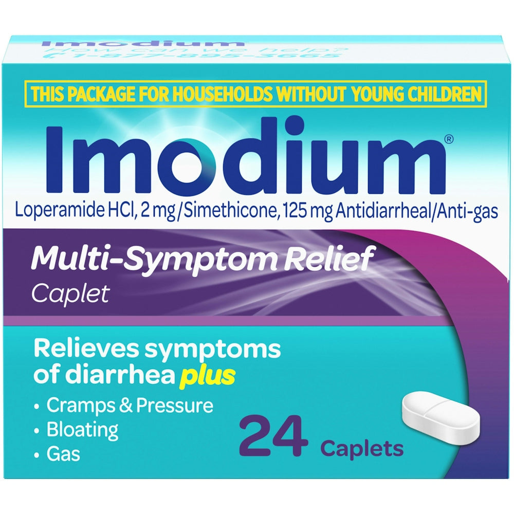 Imodium Multi-Symptom Relief Tabletten - 24 Stück