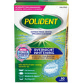 Polident Antibakterieller Reiniger für Zahnprothesen Übernacht-Tabletten 60 Stück